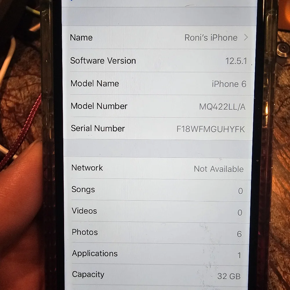 Apple IPhone 6 (32GB) Silver